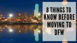 8. things to know before moving to DFW